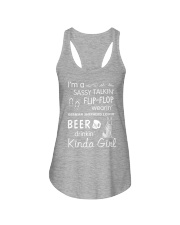 German Shepherd Sassy Talking Ladies Flowy Tank front