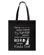 German Shepherd Sassy Talking Tote Bag thumbnail
