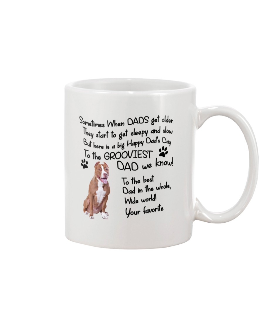 Grooviest Dad American Pit Bull Terrier Mug