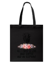 Elephant All I Need Tote Bag thumbnail