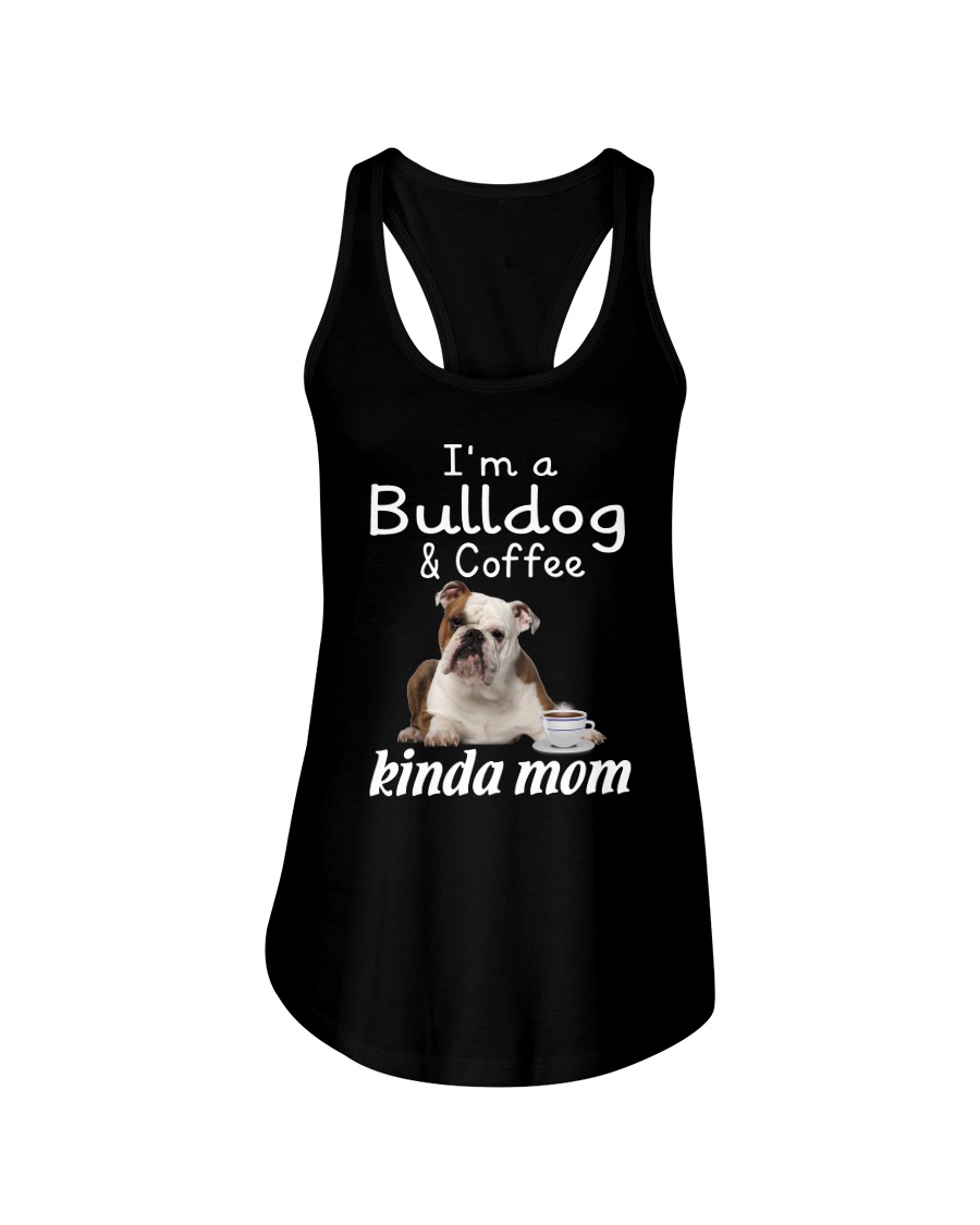 Bulldog Kinda Mom Ladies Flowy Tank