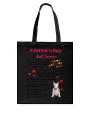 Poem From Bull Terrier Tote Bag thumbnail