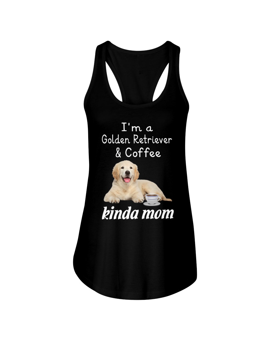Golden Retriever Kinda Mom Ladies Flowy Tank
