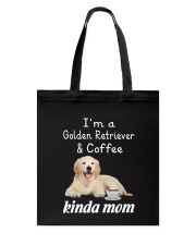 Golden Retriever Kinda Mom Tote Bag thumbnail