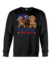 4th July Dachshund Crewneck Sweatshirt thumbnail
