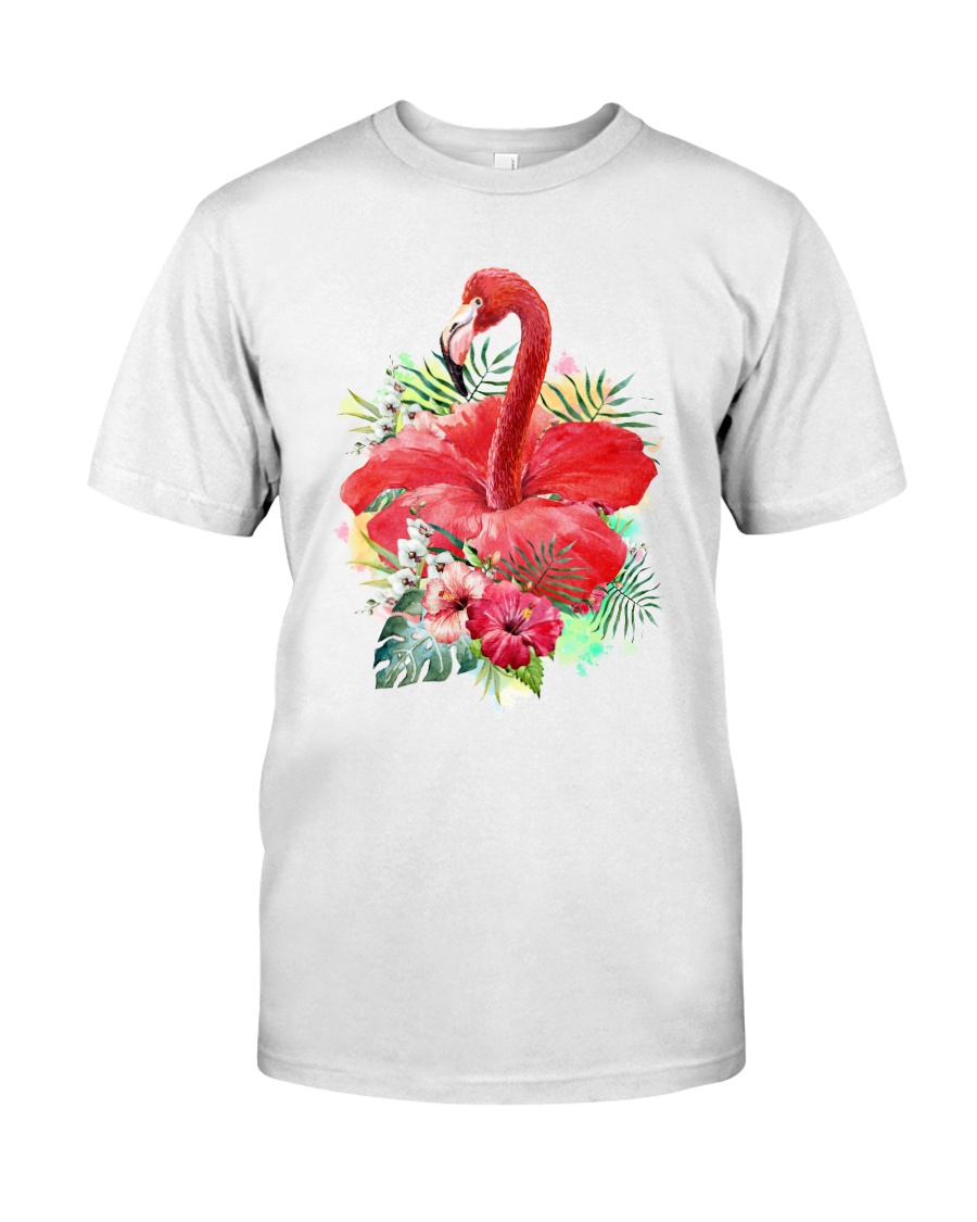 Flamingo Flower Classic T-Shirt