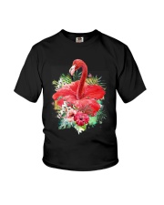 Flamingo Flower Youth T-Shirt thumbnail