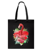 Flamingo Flower Tote Bag thumbnail