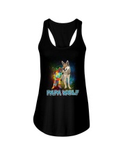 Papa Wolf Ladies Flowy Tank thumbnail