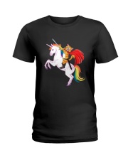 PHOEBE - Cat ride Unicorn - 2011 - D1 Ladies T-Shirt thumbnail