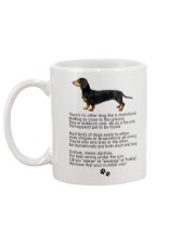 Dachshund Number One Mug back