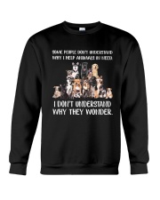 I Help Animal Crewneck Sweatshirt thumbnail