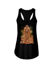 Phoebe - Poodle Mom And Babies - 104 Ladies Flowy Tank thumbnail