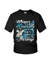 Fly To Heaven French Bulldog Youth T-Shirt thumbnail