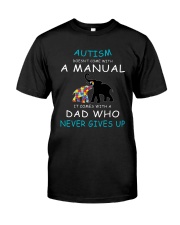 Autism Dad Classic T-Shirt front