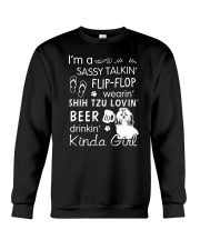 Shih Tzu Sassy Talking Crewneck Sweatshirt thumbnail