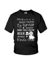 Shih Tzu Sassy Talking Youth T-Shirt thumbnail