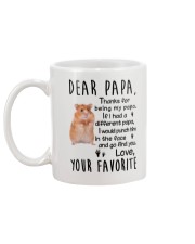Dear Papa Hamster Mug back