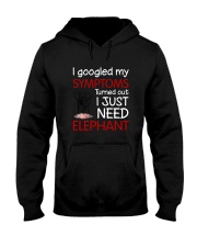 Elephant Symptoms Hooded Sweatshirt thumbnail