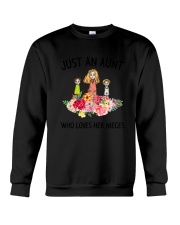 Just An Aunt Crewneck Sweatshirt thumbnail
