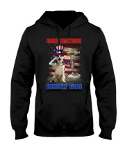 Siberian Husky One Nation Hooded Sweatshirt thumbnail