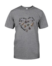 Just A Girl Elephants Classic T-Shirt front