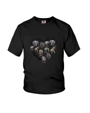 Just A Girl Elephants Youth T-Shirt thumbnail