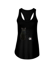 Black Cat Attention Ladies Flowy Tank thumbnail