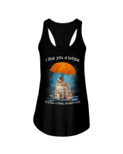 Cat I Like You A Lottle Ladies Flowy Tank thumbnail