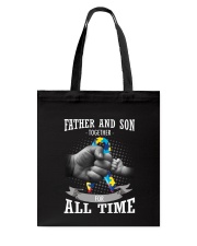 Father And Son Autism Tote Bag thumbnail
