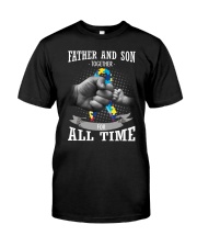 Father And Son Autism Classic T-Shirt front
