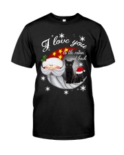 Black Cat Love You To Moon And Back Classic T-Shirt thumbnail