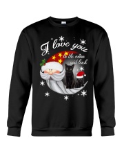 Black Cat Love You To Moon And Back Crewneck Sweatshirt thumbnail