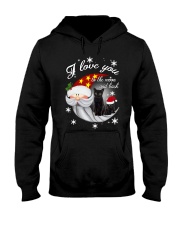 Black Cat Love You To Moon And Back Hooded Sweatshirt thumbnail
