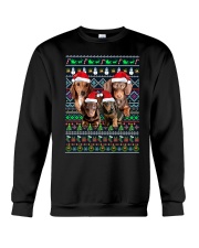 Dachshund Pattern Xmas Phoebe 018 Crewneck Sweatshirt front