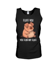 Pig Fluff You Unisex Tank thumbnail