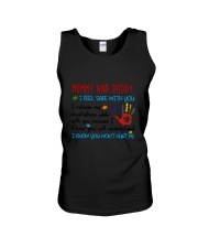 Mommy And Daddy Autism Unisex Tank thumbnail
