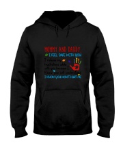 Mommy And Daddy Autism Hooded Sweatshirt thumbnail