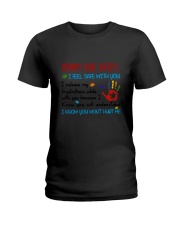 Mommy And Daddy Autism Ladies T-Shirt thumbnail