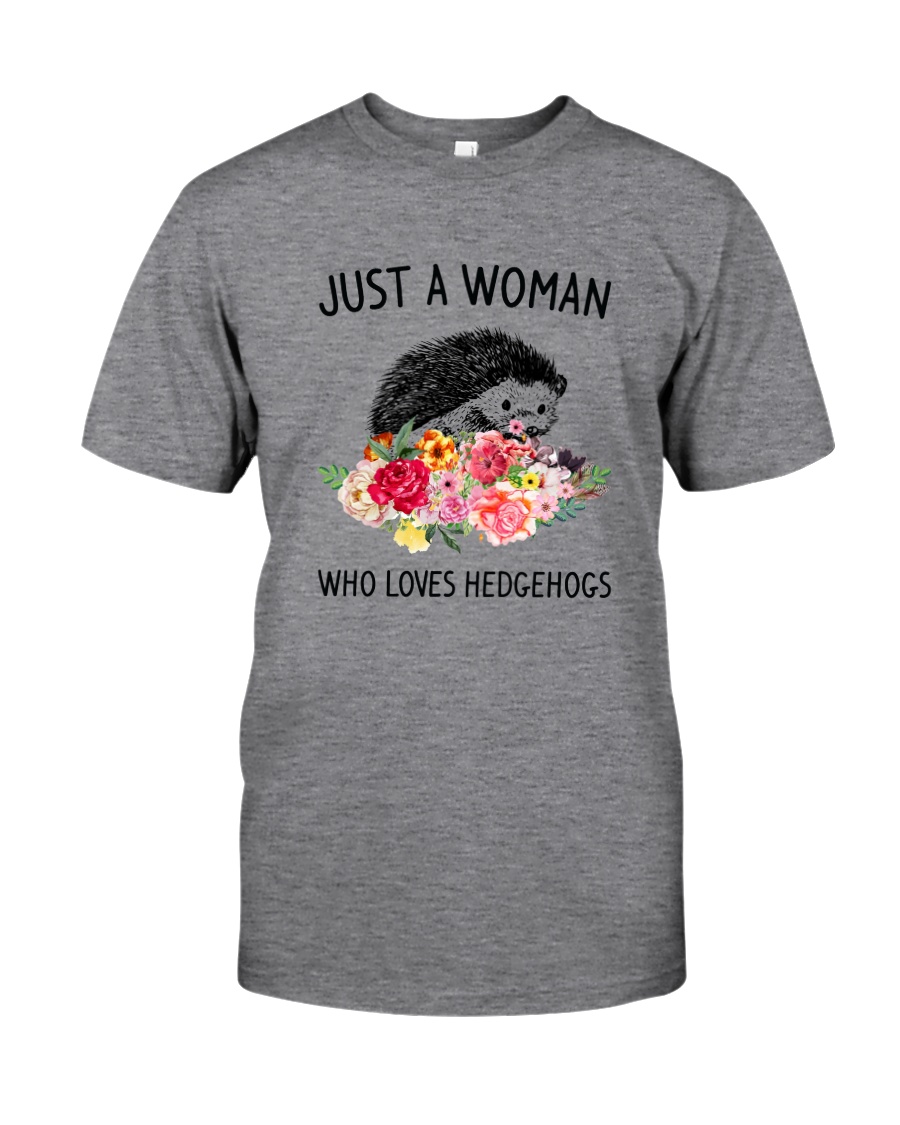 Just A Woman Hedgehogs Classic T-Shirt