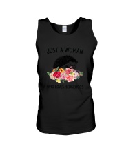 Just A Woman Hedgehogs Unisex Tank thumbnail