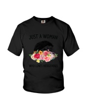 Just A Woman Hedgehogs Youth T-Shirt thumbnail
