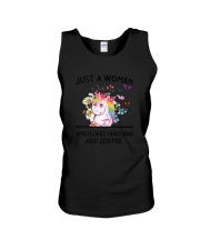 Coffee And Unicorn Unisex Tank thumbnail