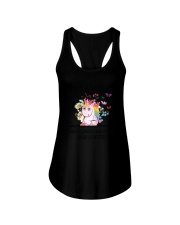 Coffee And Unicorn Ladies Flowy Tank thumbnail