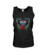 Skull Butterfly Unisex Tank thumbnail