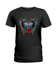 Skull Butterfly Ladies T-Shirt thumbnail
