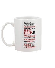 Just A Grandma Crazy Funny Mug back