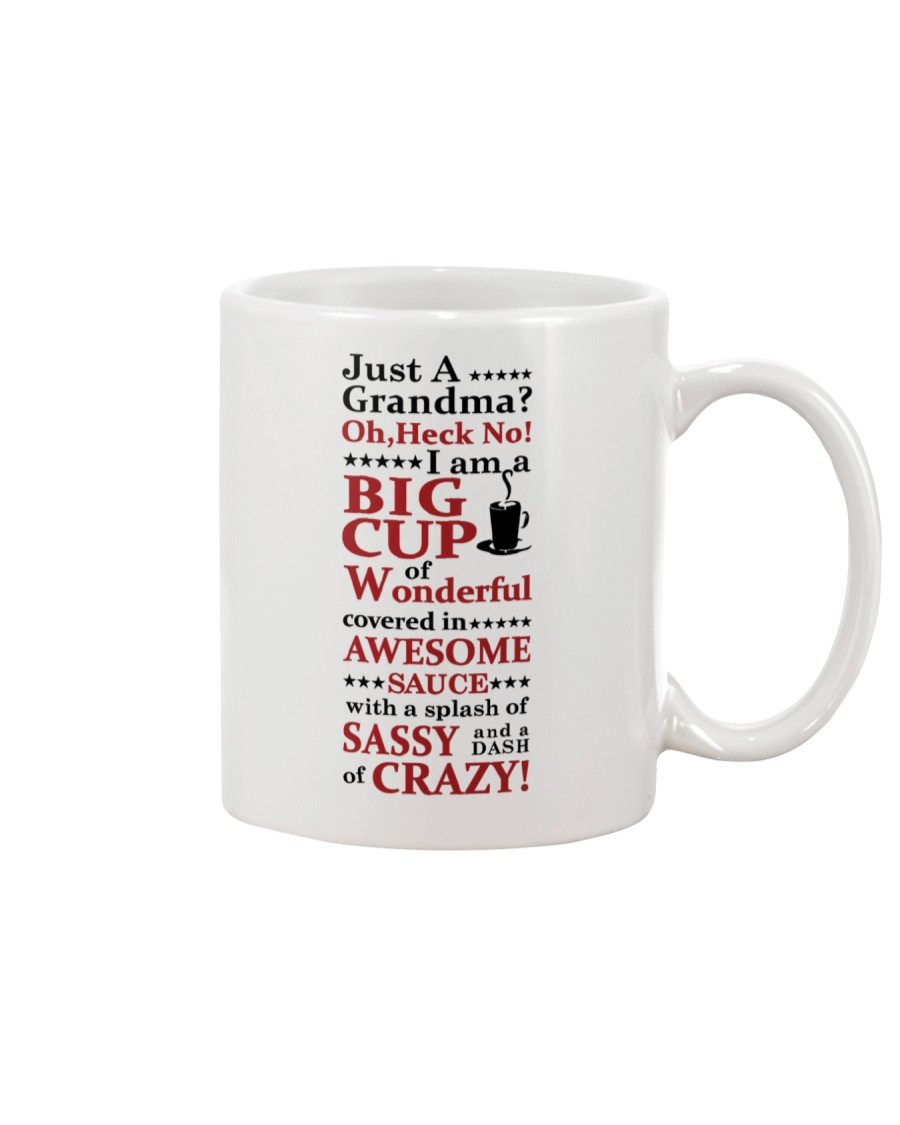 Just A Grandma Crazy Funny Mug
