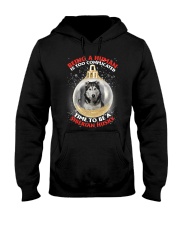 PHOEBE - Siberian husky - 2811 - A17 Hooded Sweatshirt front
