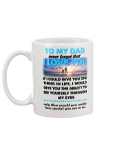 Dad I Love You Mug back
